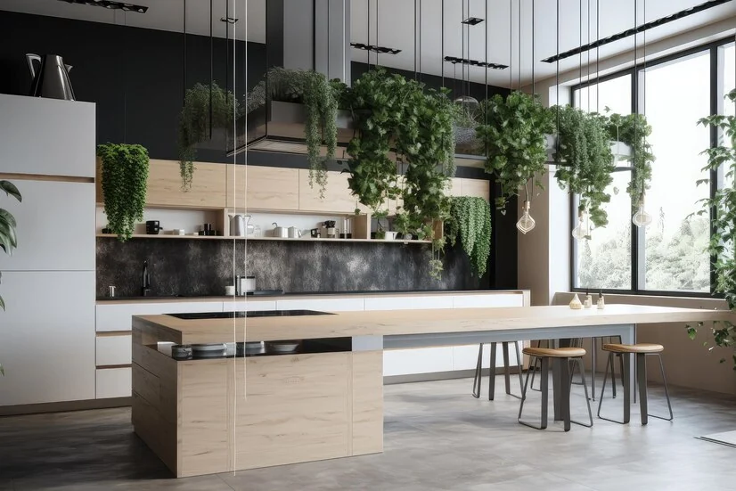 Use Greenery to Decorate Your Kitchen​