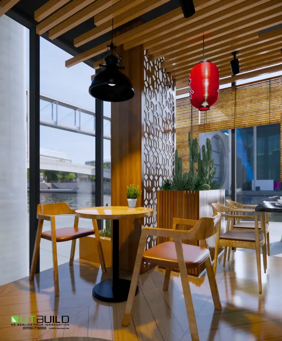 Takumi Restaurant Interior Design | Modern Japanese Restaurant Interior in Uttara, Dhaka