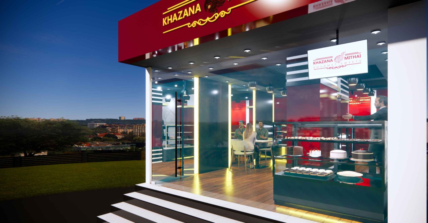 Premium Sweet Shop Interior Design