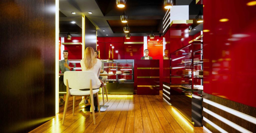 Premium Shop Interior Design | Khazana Mithai