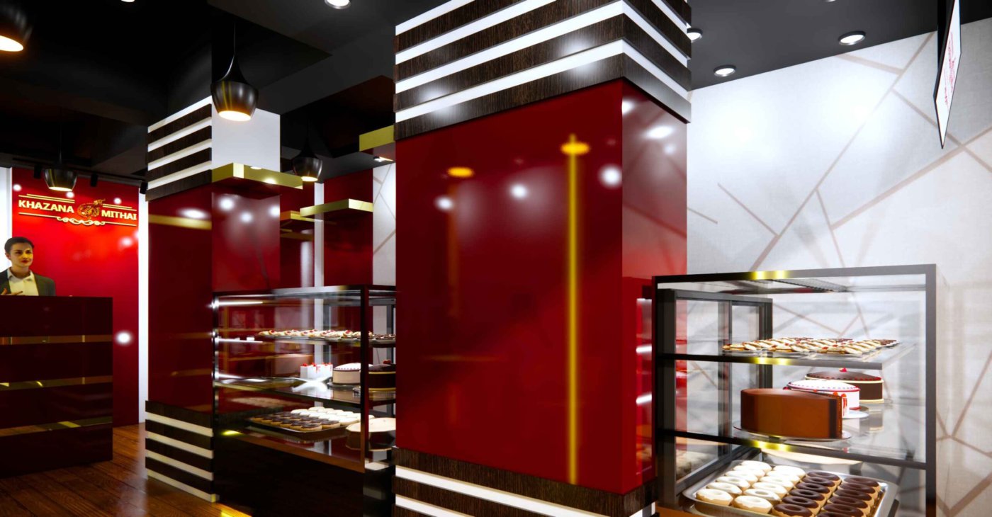 Premium Sweet Shop Interior Design