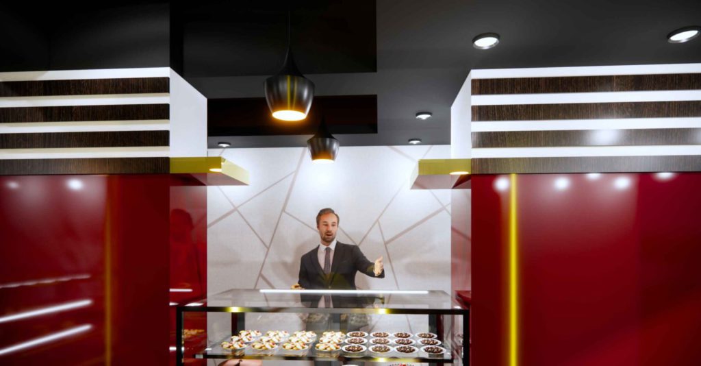 Premium Shop Interior Design | Khazana Mithai