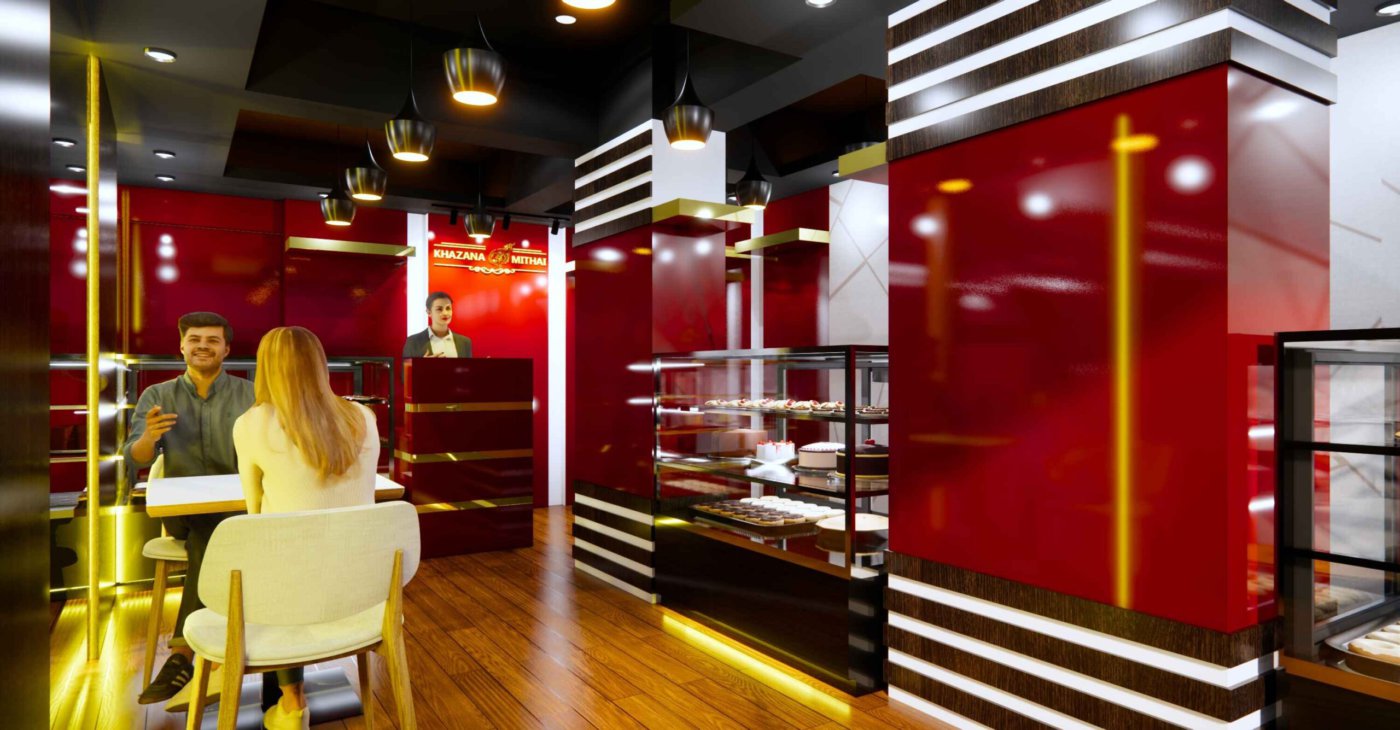Premium Sweet Shop Interior Design