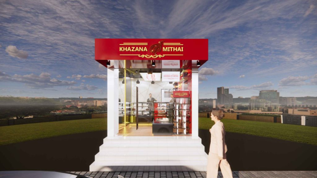 Premium Shop Interior Design | Khazana Mithai