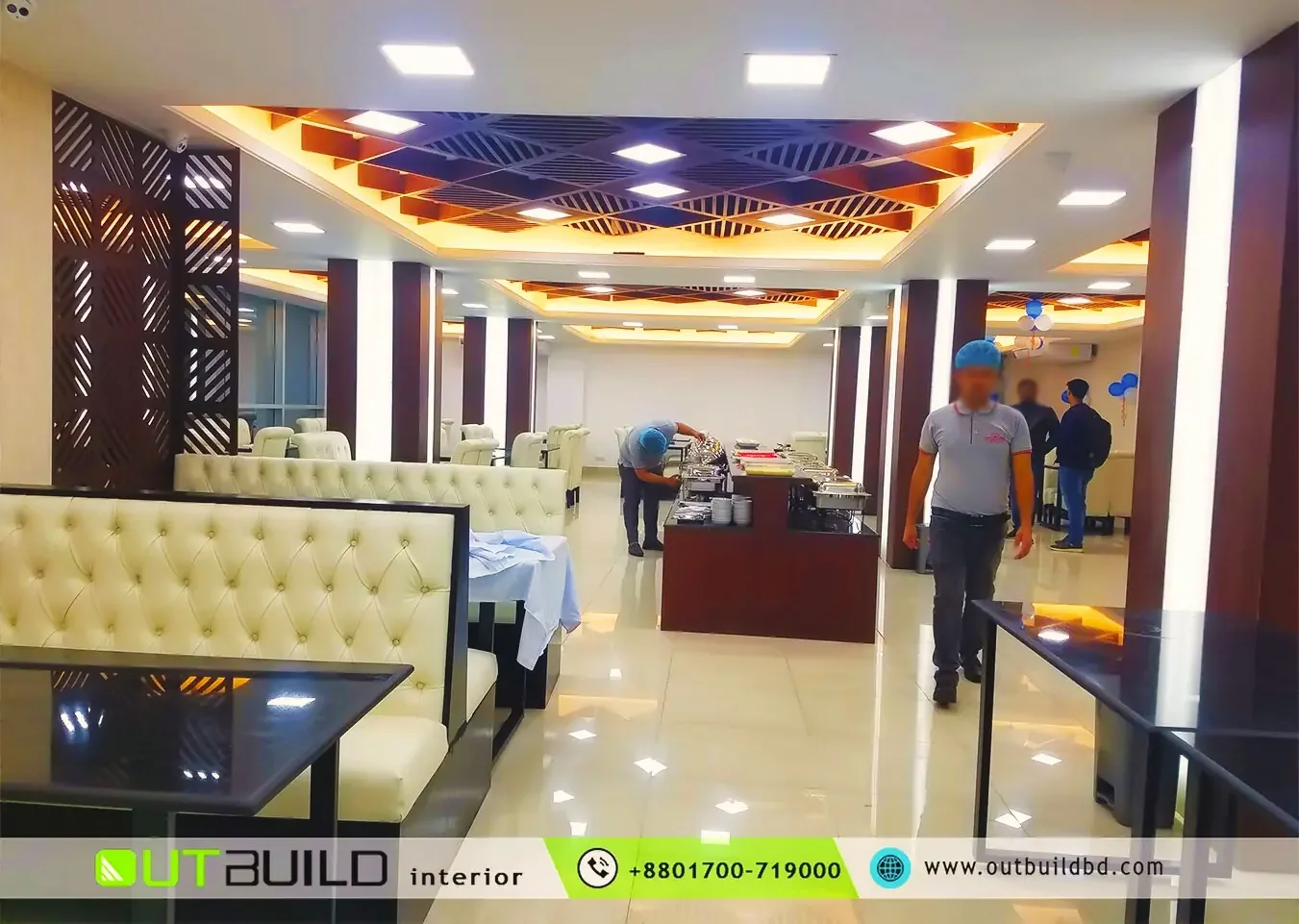 Contemporary Buffet Restaurant Interior