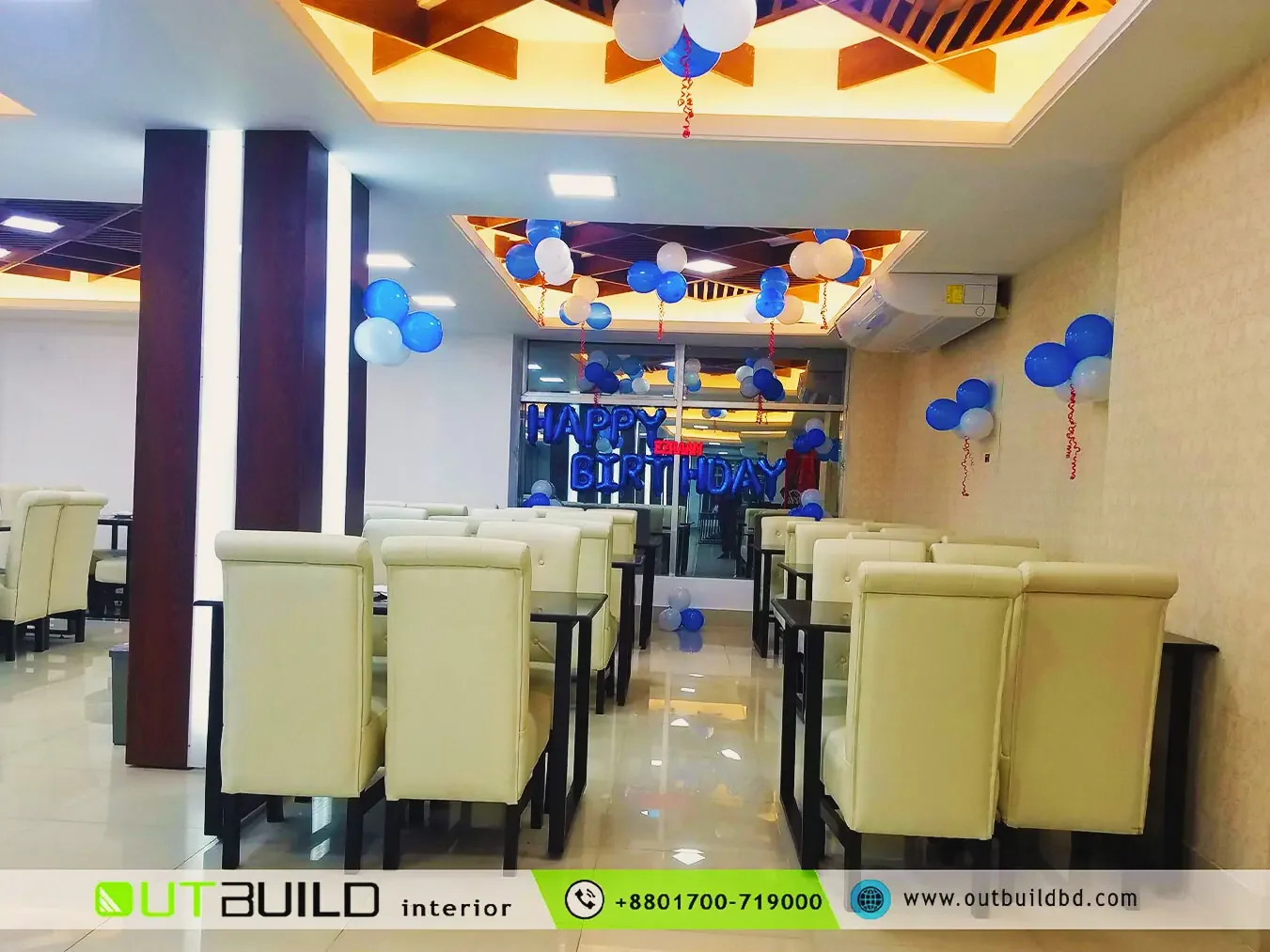 Contemporary Buffet Restaurant Interior